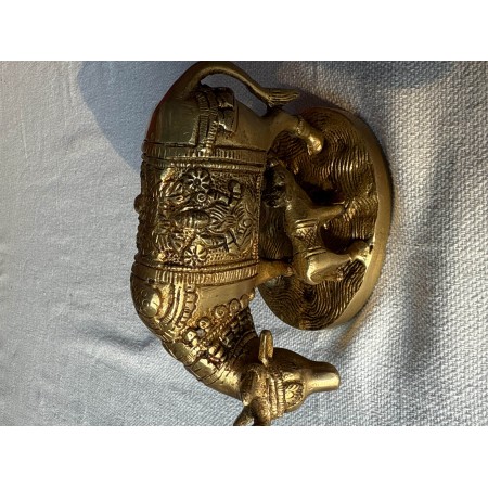 Brass cow show piece