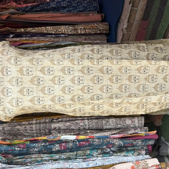 Sleeveless khadi cotton