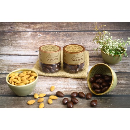 Almond Chocolate Dragees (120 g, 1 Jar)